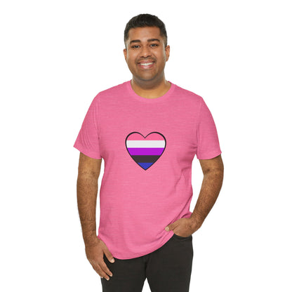 Genderfluid Pride Heart T-Shirt – Bold LGBTQIA+ Flag Tee - WhimSpin - https://whimspin.com
