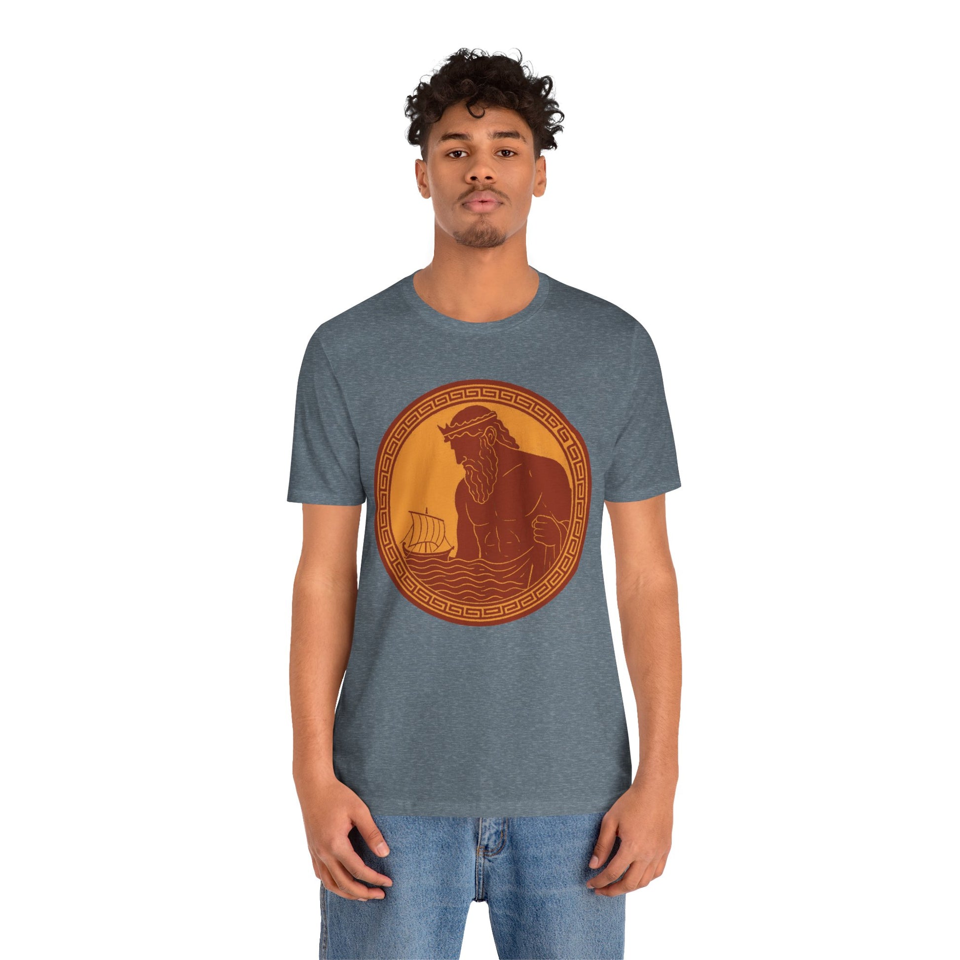Poseidon Epic T-Shirt – Greek Mythology Ocean God Tee - WhimSpin - https://whimspin.com