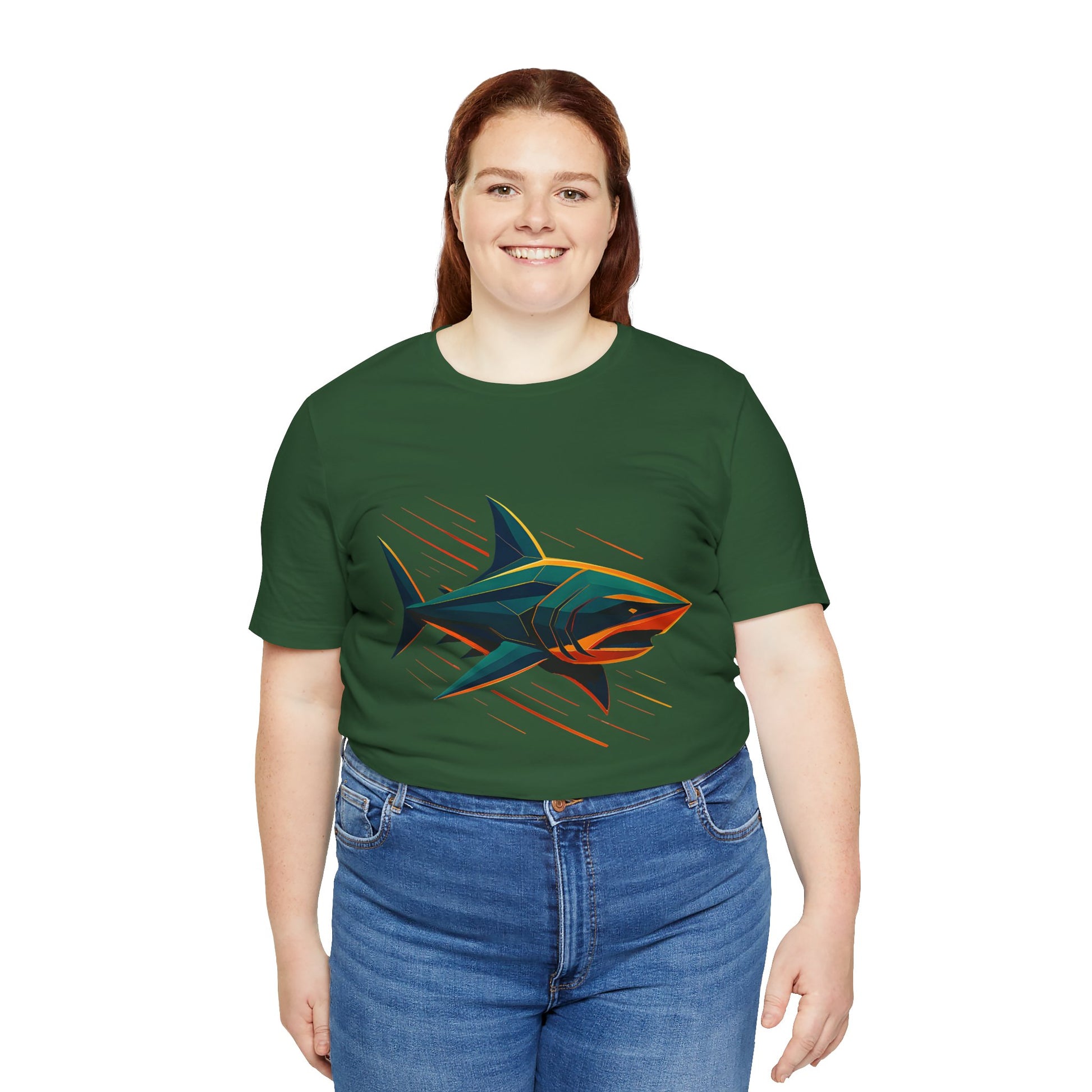 Electric Apex Shark T-Shirt – Bold Ocean Graphic Tee - WhimSpin - https://whimspin.com