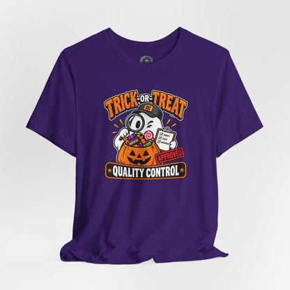 Trick-or-Treat Quality Control T-Shirt – Funny Halloween Candy Tee