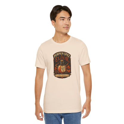 Pumpkin Spice Elixir T-Shirt – Funny Witchy Fall Coffee Tee