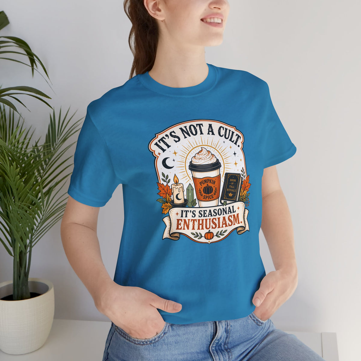 It’s Not a Cult Pumpkin Spice T-Shirt – Funny Fall Tee