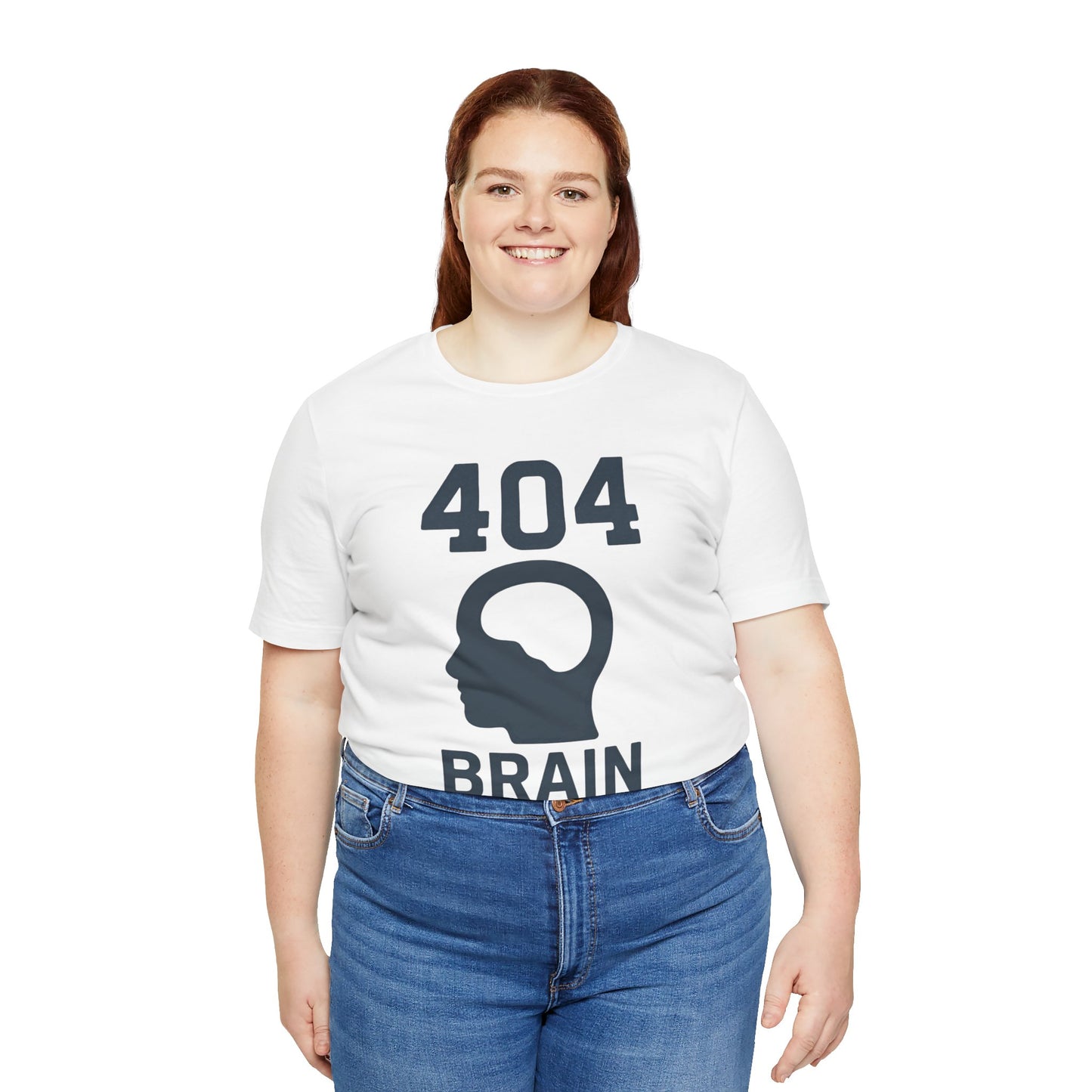 404 Brain Not Found T-Shirt – Techie Humor for Nerds & Geeks