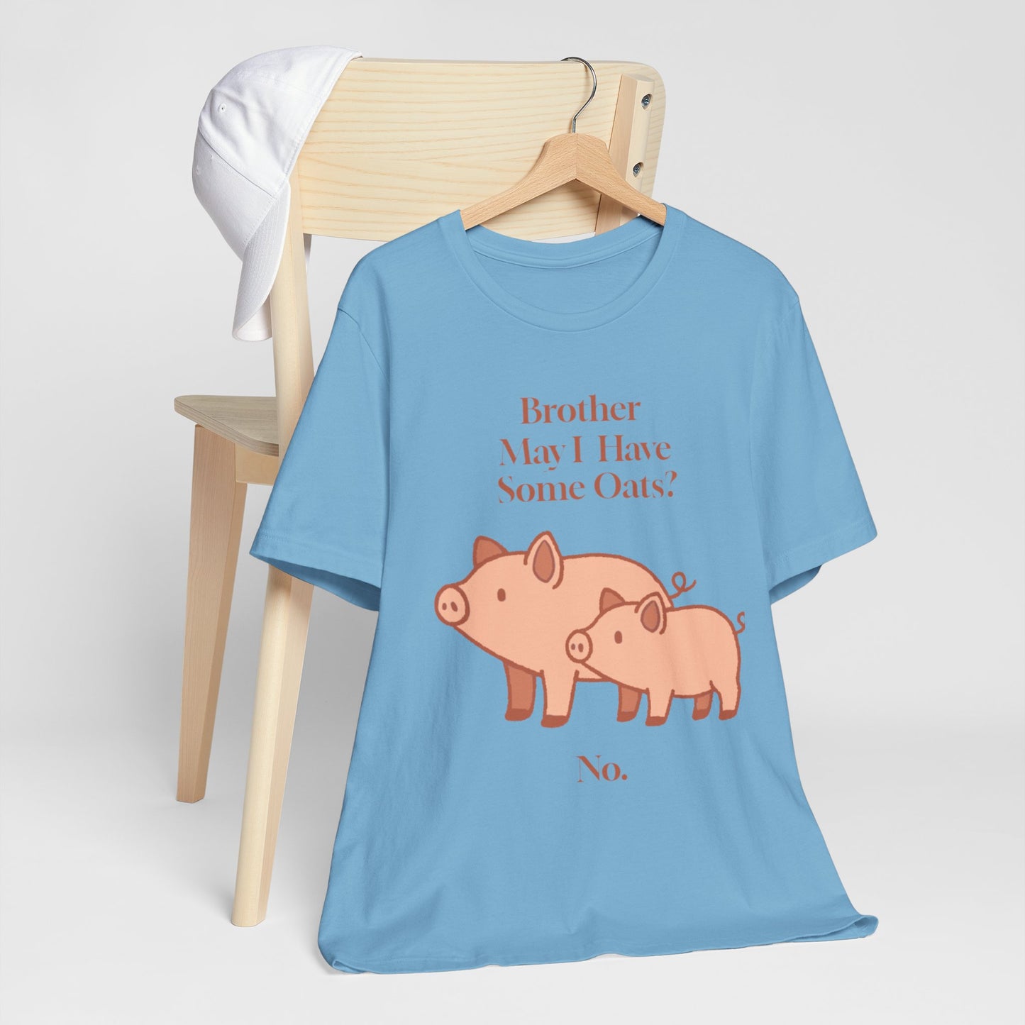 Brother May I Have Some Oats T-Shirt – Funny Viral Pig Meme Tee