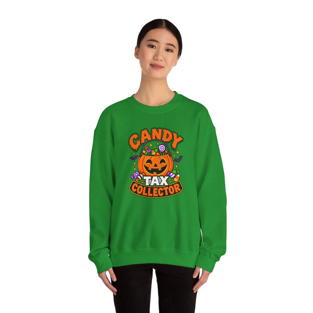 Candy Tax Collector Sweatshirt – Funny Halloween Parent Crewneck