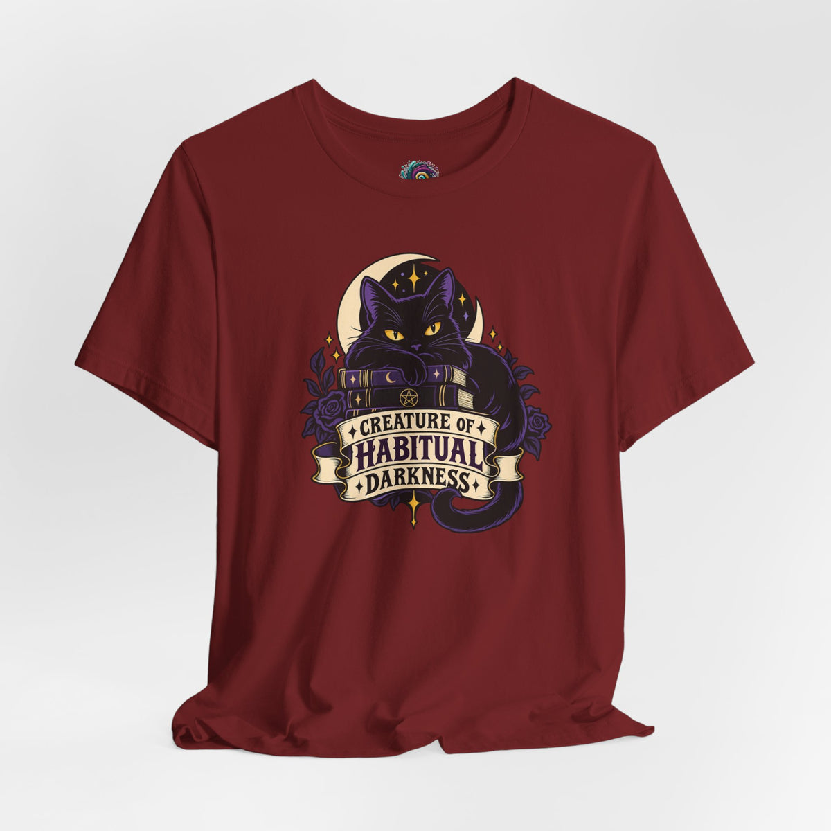 Creature of Habitual Darkness T-Shirt – Black Cat Goth Tee