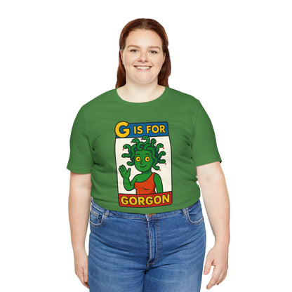 G Is for Gorgon T-Shirt – Funny Gorgon Legend Alphabet Tee