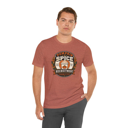 Pumpkin Spice Recruitment Committee T-Shirt – Funny Fall Tee