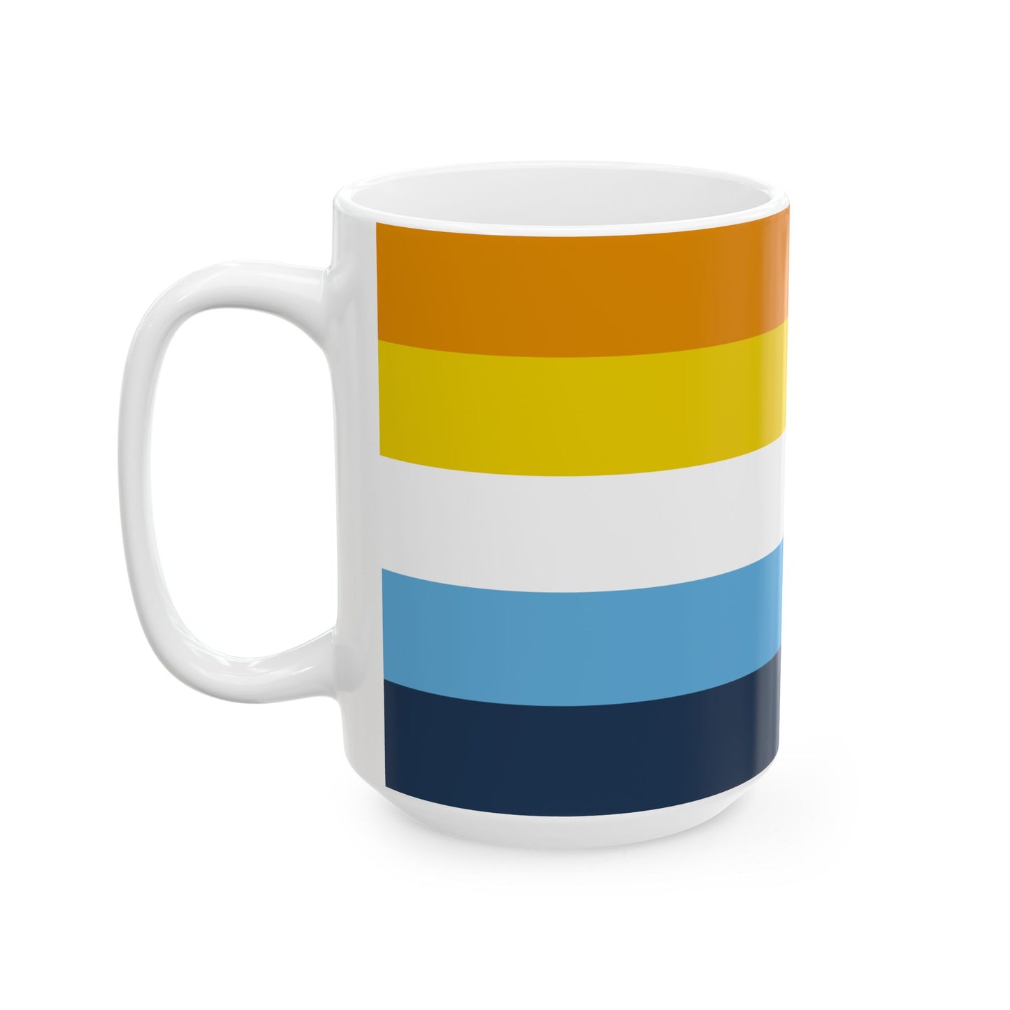 AroAce Pride Flag Mug – Aromantic Asexual LGBTQ+ Ceramic Cup