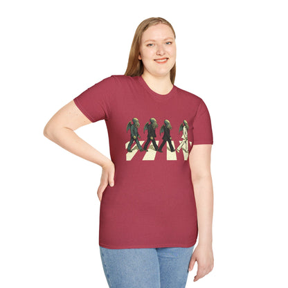 Cthulhu Crossing T-Shirt – Beatles Abbey Road Parody Tee | WhimSpin - WhimSpin - https://whimspin.com