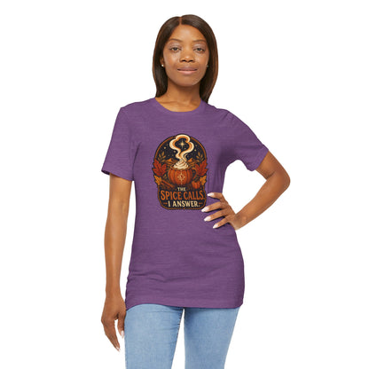 The Spice Calls I Answer T-shirt - WItchy Pumpkin Spice Fall Tee
