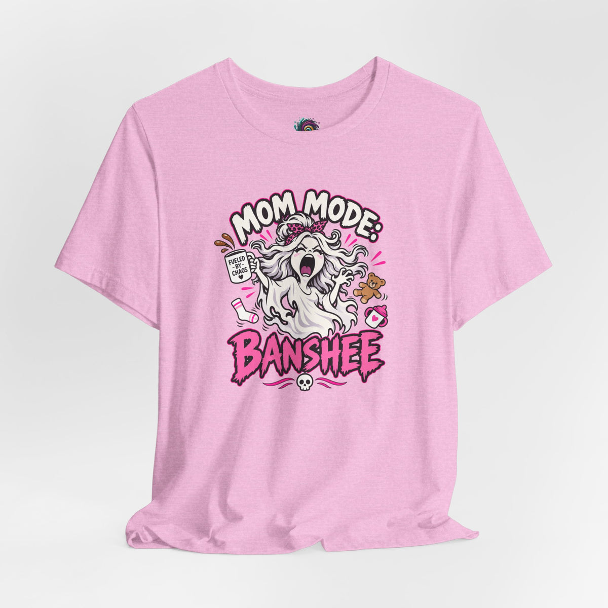 Mom Mode Banshee T-Shirt – Funny Chaotic Mom Halloween Tee