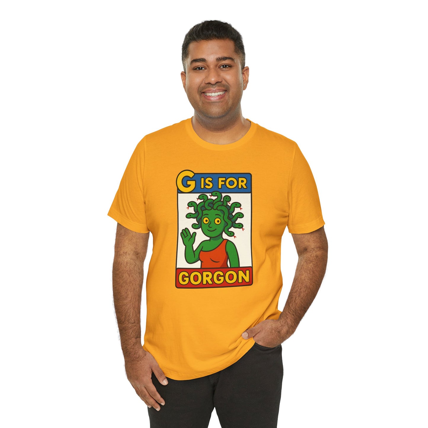 G Is for Gorgon T-Shirt – Funny Gorgon Legend Alphabet Tee