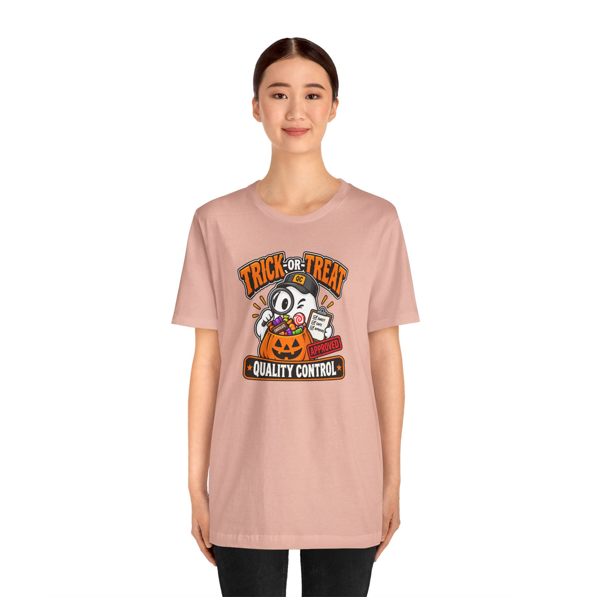 Trick-or-Treat Quality Control T-Shirt – Funny Halloween Candy Tee