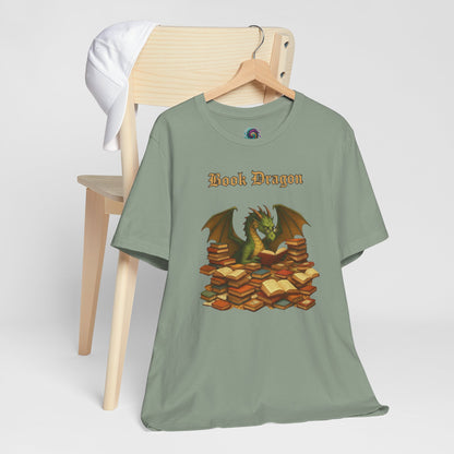 Book Dragon T-Shirt – Funny Book Lover Shirt & Gifts for Readers