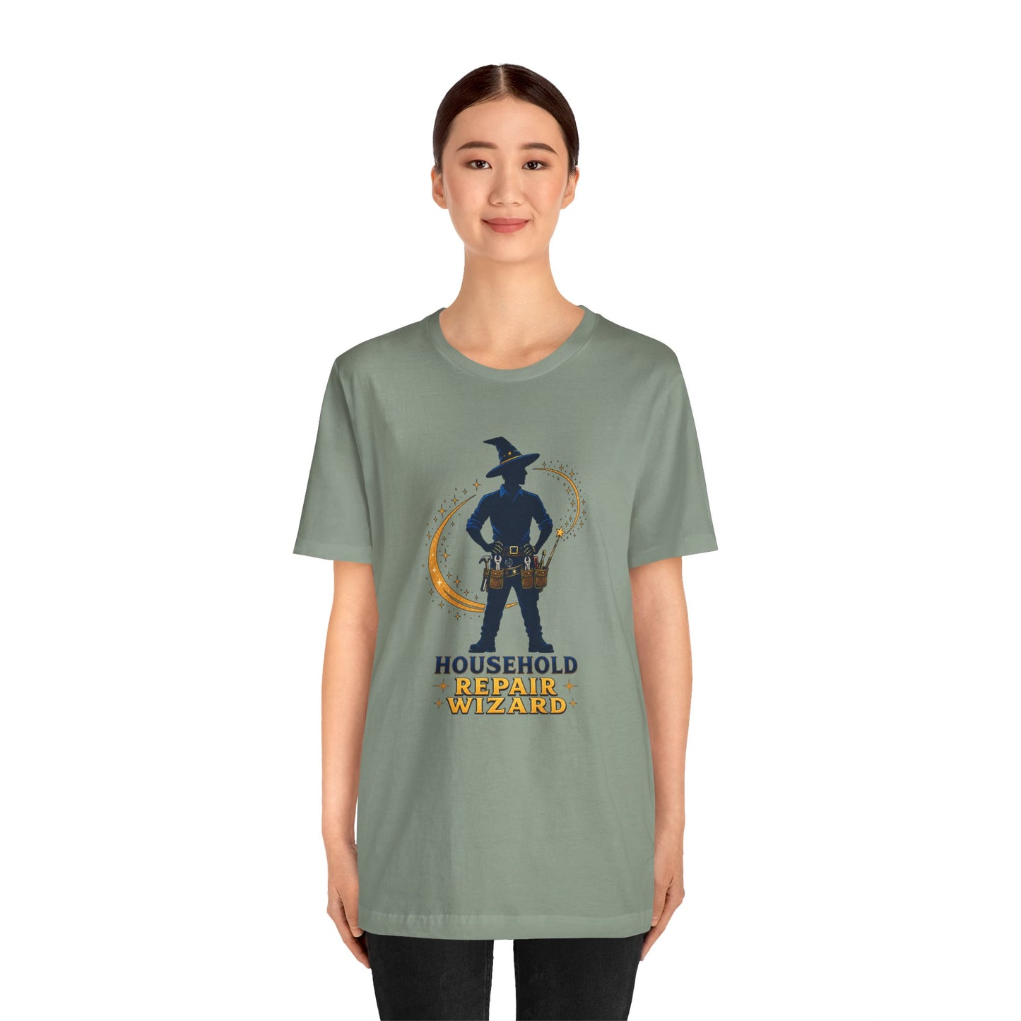 Household Repair Wizard T-Shirt – Funny Handy Dad Tee