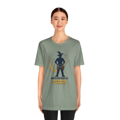 Household Repair Wizard T-Shirt – Funny Handy Dad Tee