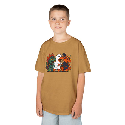 Kids Halloween Dino Squad T-Shirt – Cute Trick-or-Treat Dino Tee