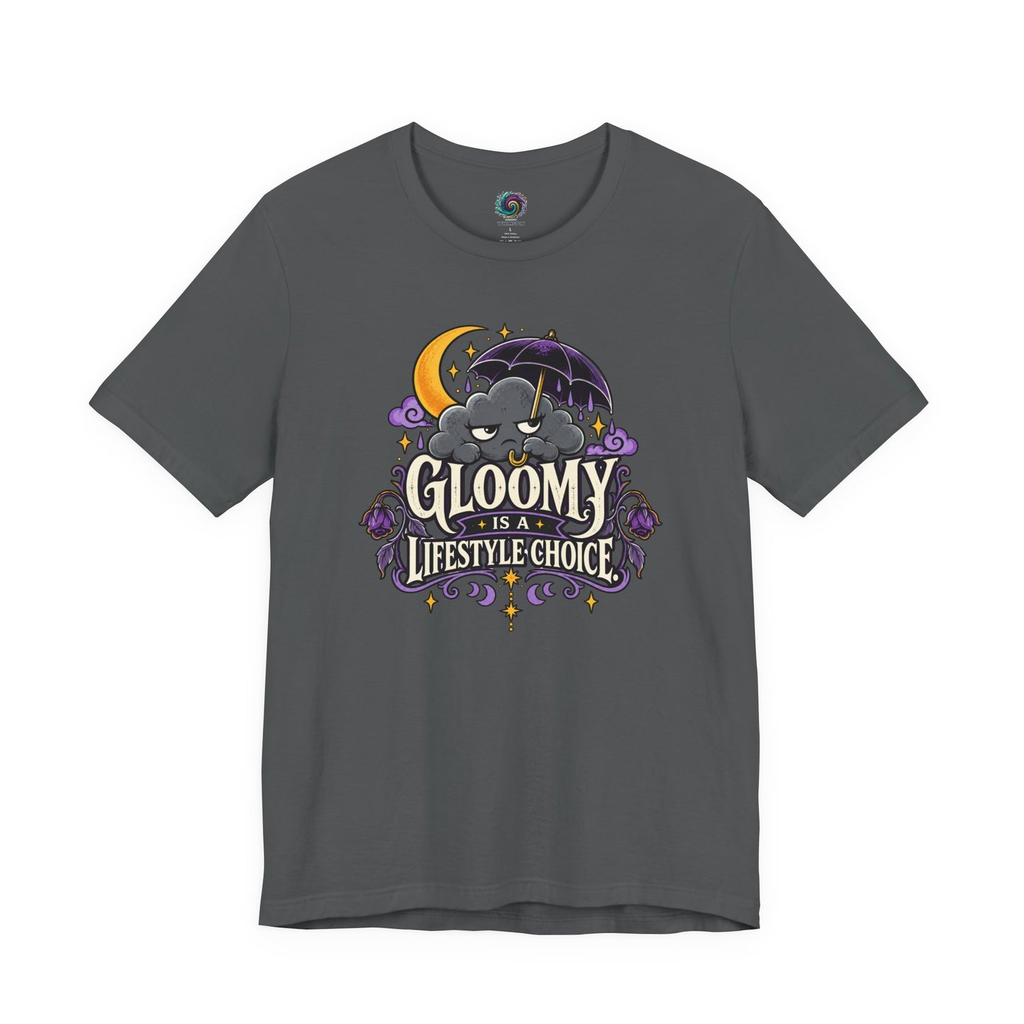Gloomy Is a Lifestyle Choice T-Shirt – Funny Goth Halloween Tee