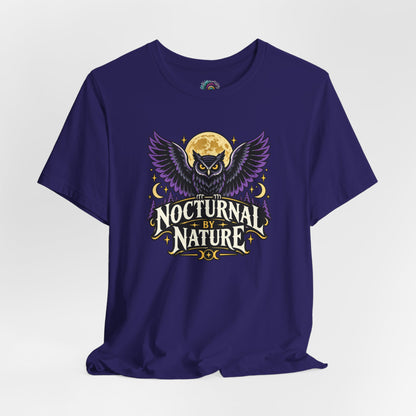 Nocturnal by Nature T-Shirt – Moonlit Owl Graphic Tee