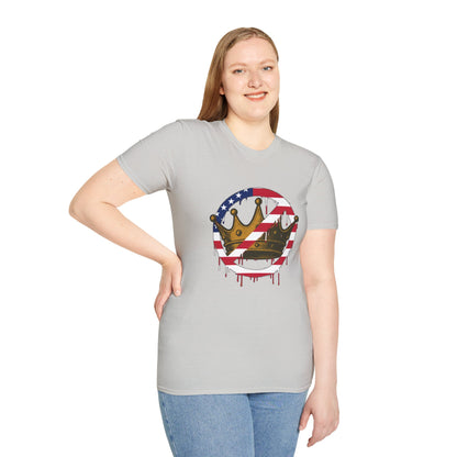 No Kings Protest T-Shirt – Anti-Authoritarian Democracy Graphic Tee