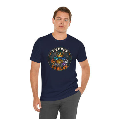 Keeper of the Cables T-Shirt – Funny Tech Dad Cable Tee