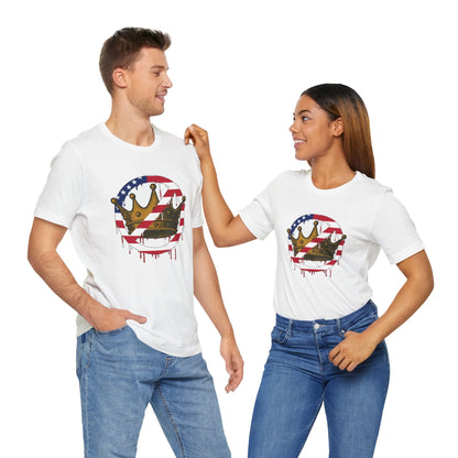No Kings Protest T-Shirt – Anti-Authoritarian Democracy Graphic Tee