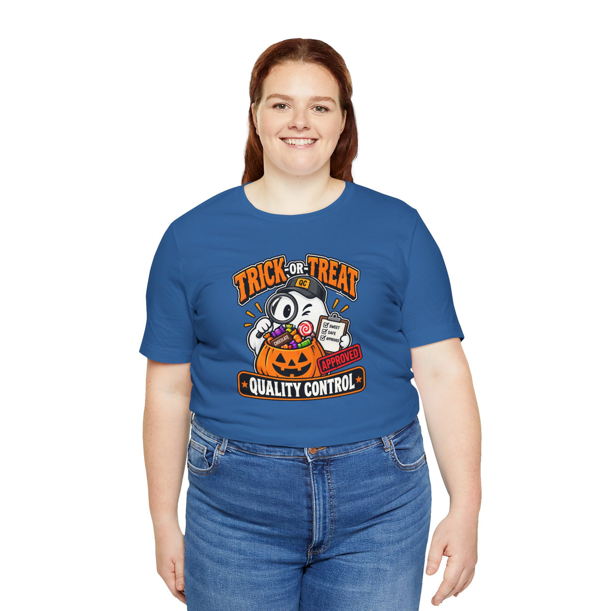 Trick-or-Treat Quality Control T-Shirt – Funny Halloween Candy Tee