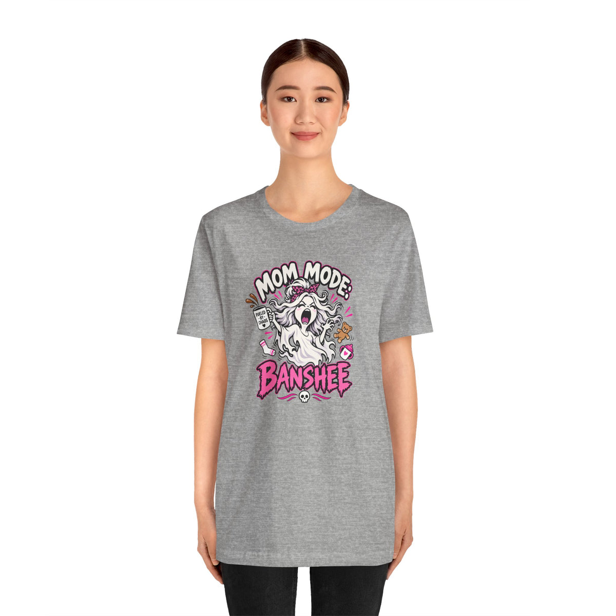 Mom Mode Banshee T-Shirt – Funny Chaotic Mom Halloween Tee
