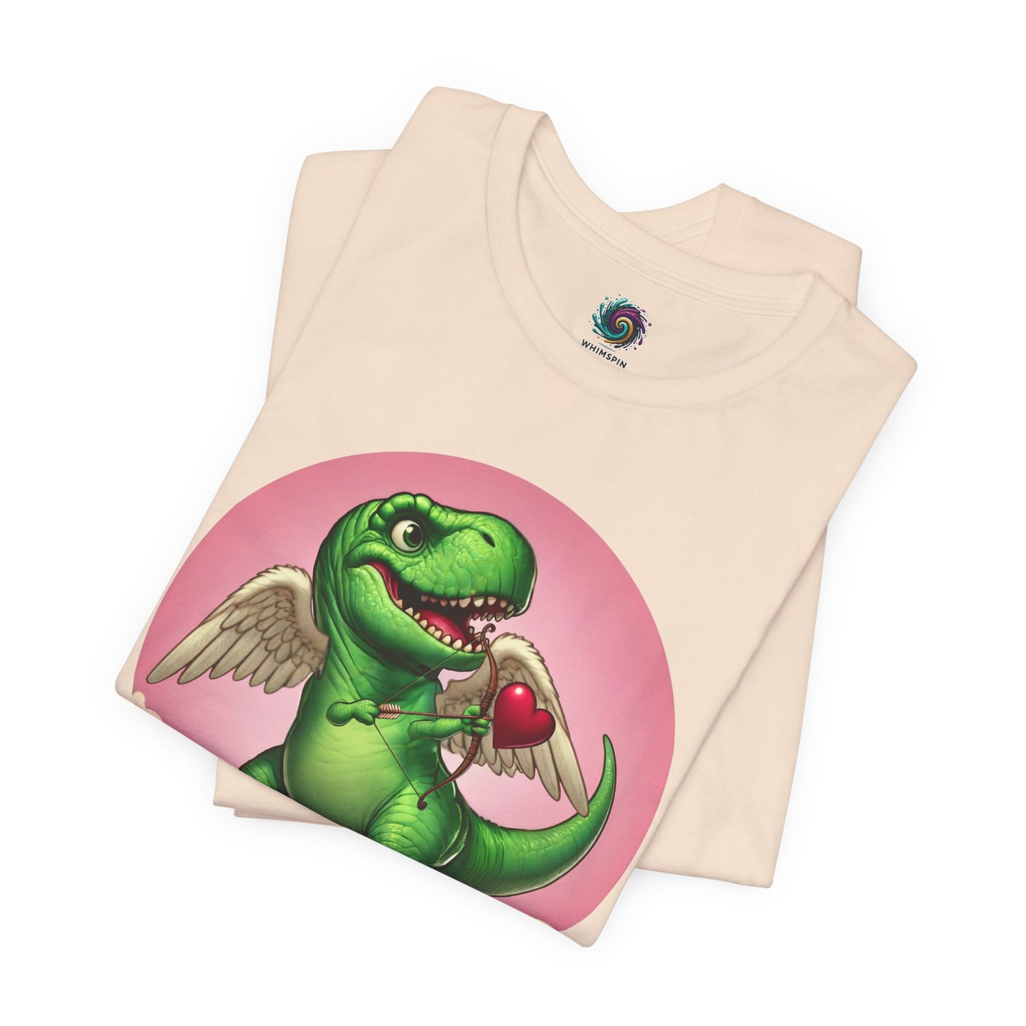 Cupidsaurus Rex T-Shirt – Funny Dinosaur Cupid Valentine’s Day Tee