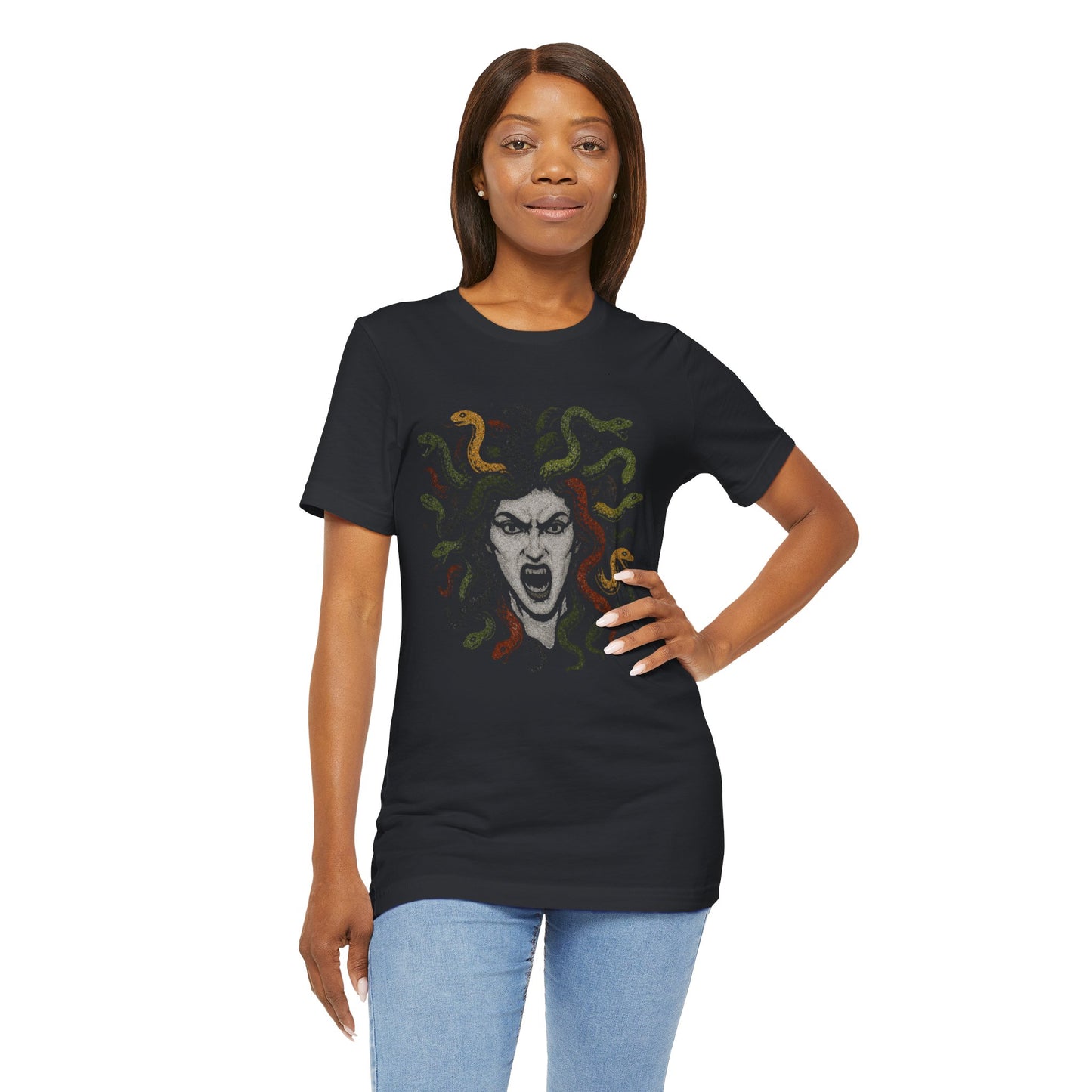 Medusa T-Shirt – Greek Mythology Gorgon Graphic Tee