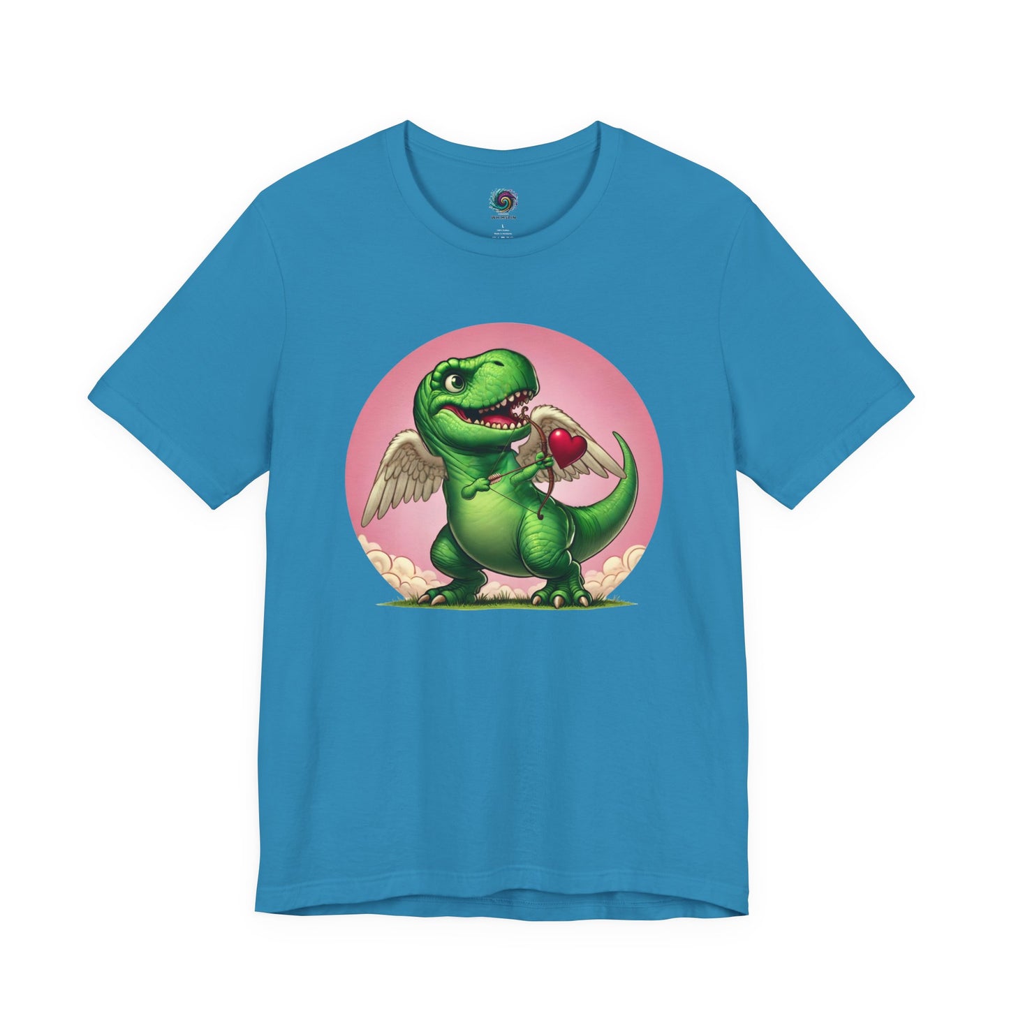 Cupidsaurus Rex T-Shirt – Funny Dinosaur Cupid Valentine’s Day Tee