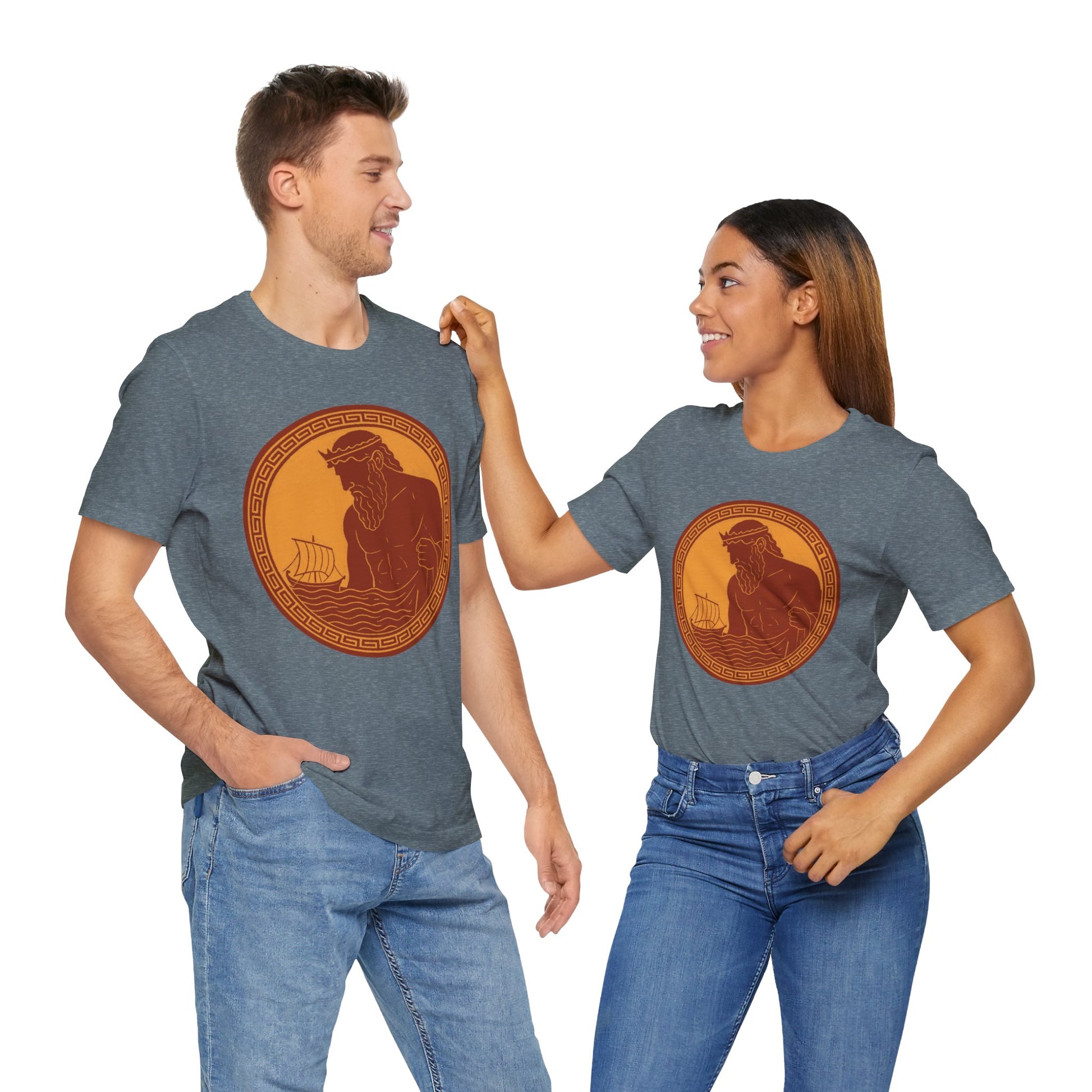 Poseidon Epic T-Shirt – Greek Mythology Ocean God Tee - WhimSpin - https://whimspin.com