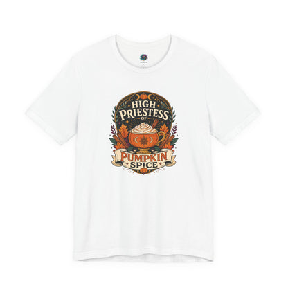 High Priestess of Pumpkin Spice T-Shirt – Funny Fall Tee