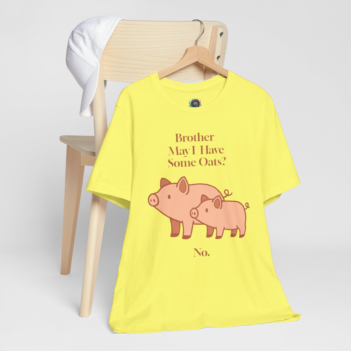 Brother May I Have Some Oats T-Shirt – Funny Viral Pig Meme Tee