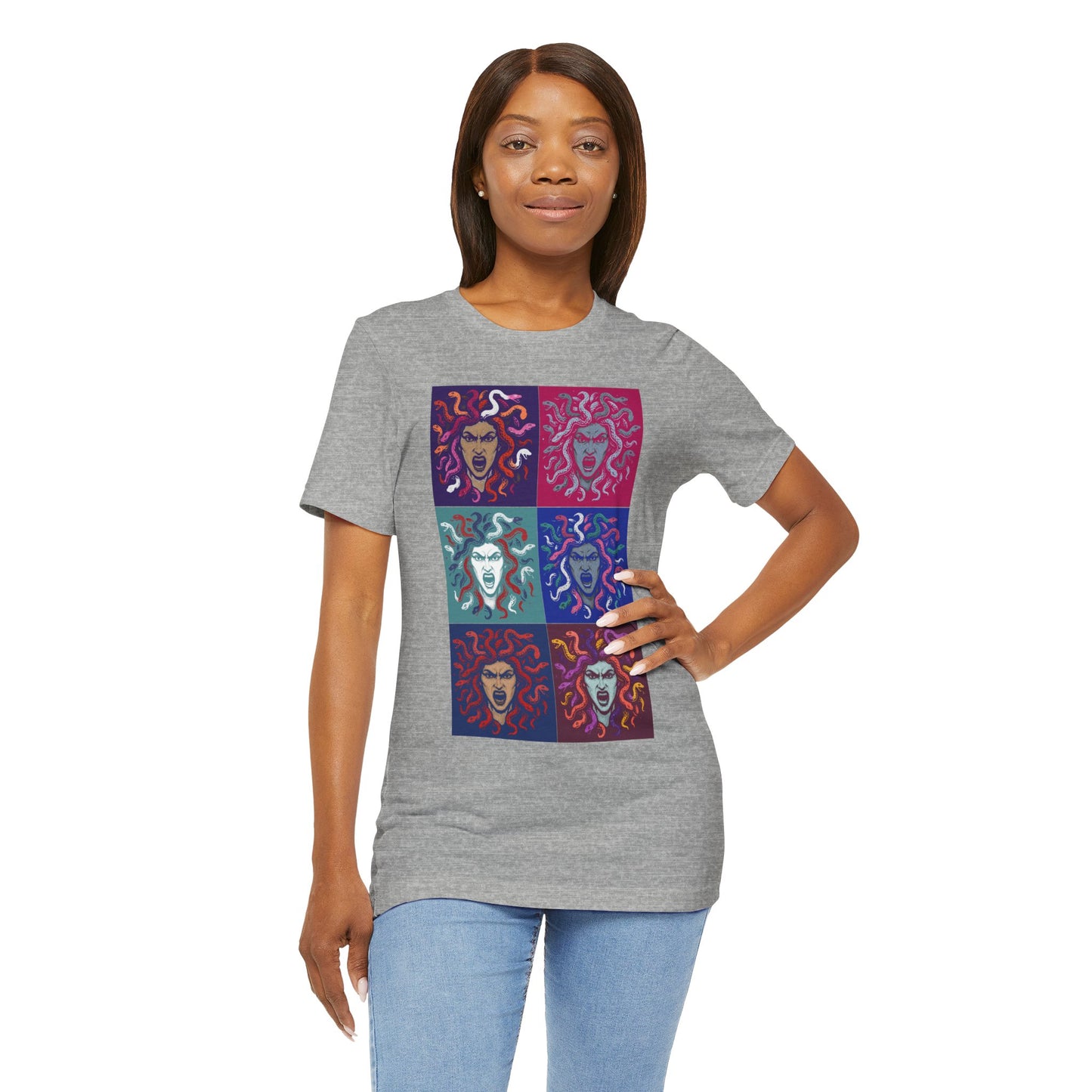 The Female Gaze Medusa T-Shirt – Feminist Pop Art Tee