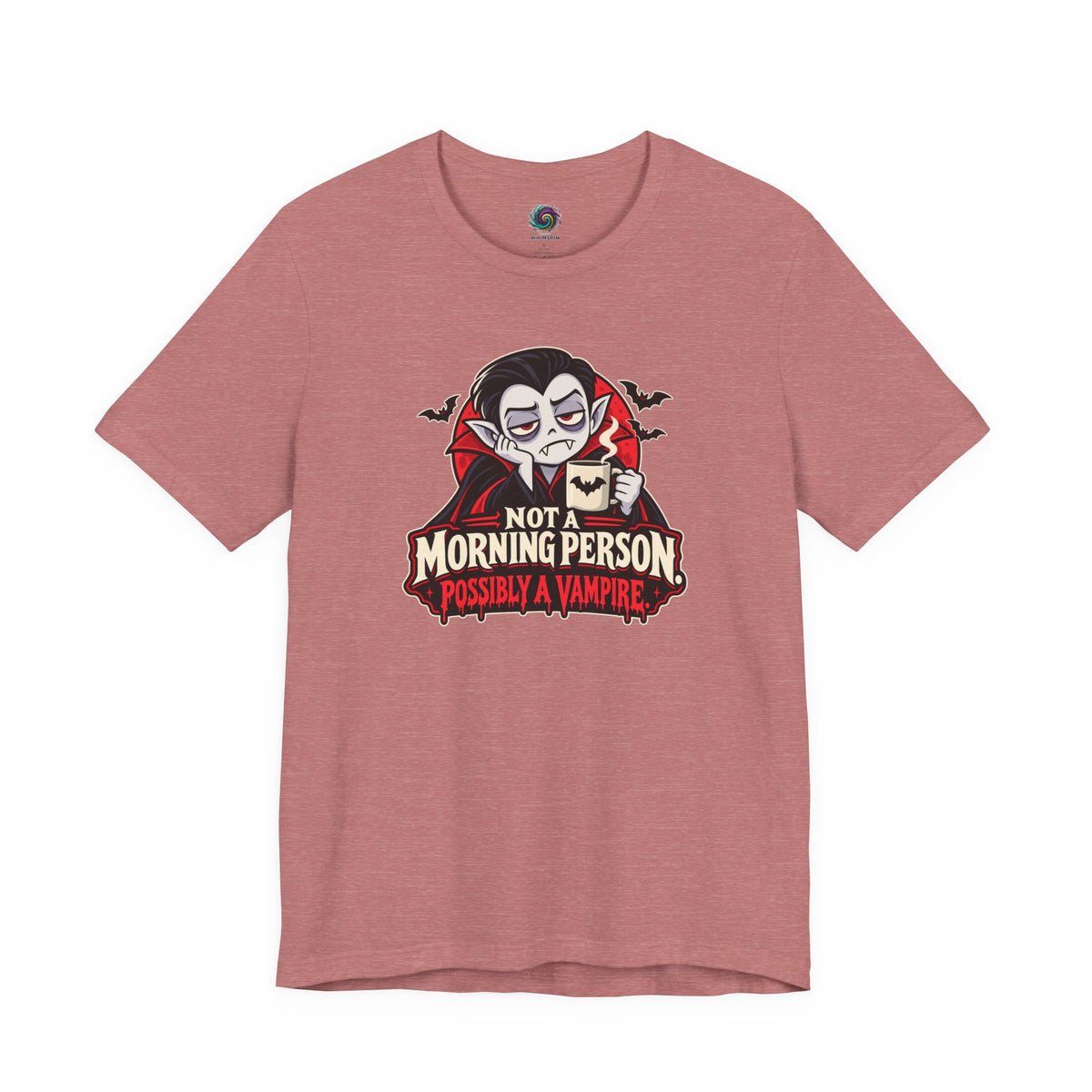 Not a Morning Person Possibly a Vampire T-Shirt – Funny Halloween Tee