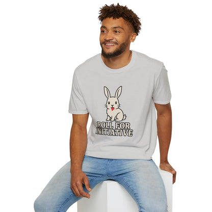 Roll for Initiative T-Shirt – Killer Bunny Humor Gaming Tee