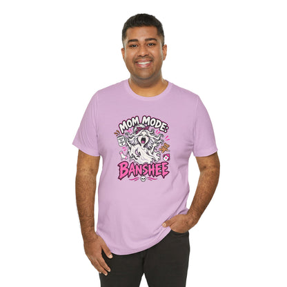 Mom Mode Banshee T-Shirt – Funny Chaotic Mom Halloween Tee