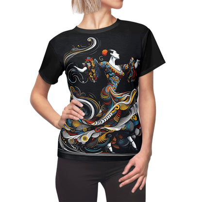Flamenco Dancer All Over Print Shirt– Bold Spanish Art Tee