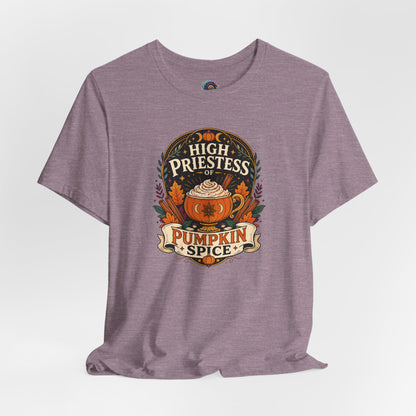 High Priestess of Pumpkin Spice T-Shirt – Funny Fall Tee