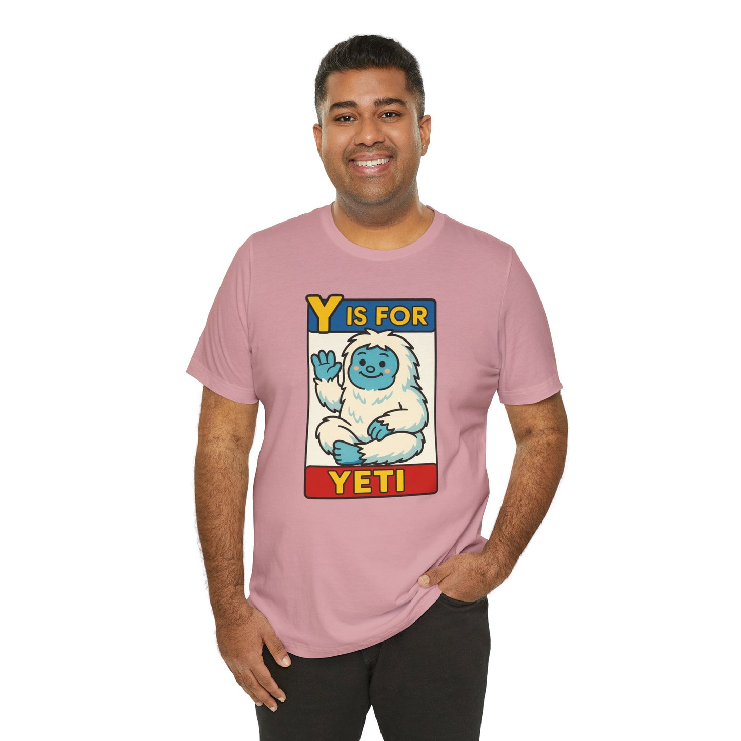Y Is for Yeti T-Shirt – Cute Winter Monster Tee from the Monster Alphabet Series