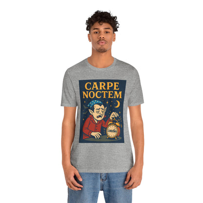 Carpe Noctem Vampire T-Shirt – Funny Halloween Tee for Night Owls