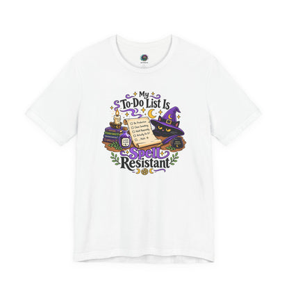 My To-Do List Is Spell Resistant T-Shirt – Funny Witchy ADHD Tee