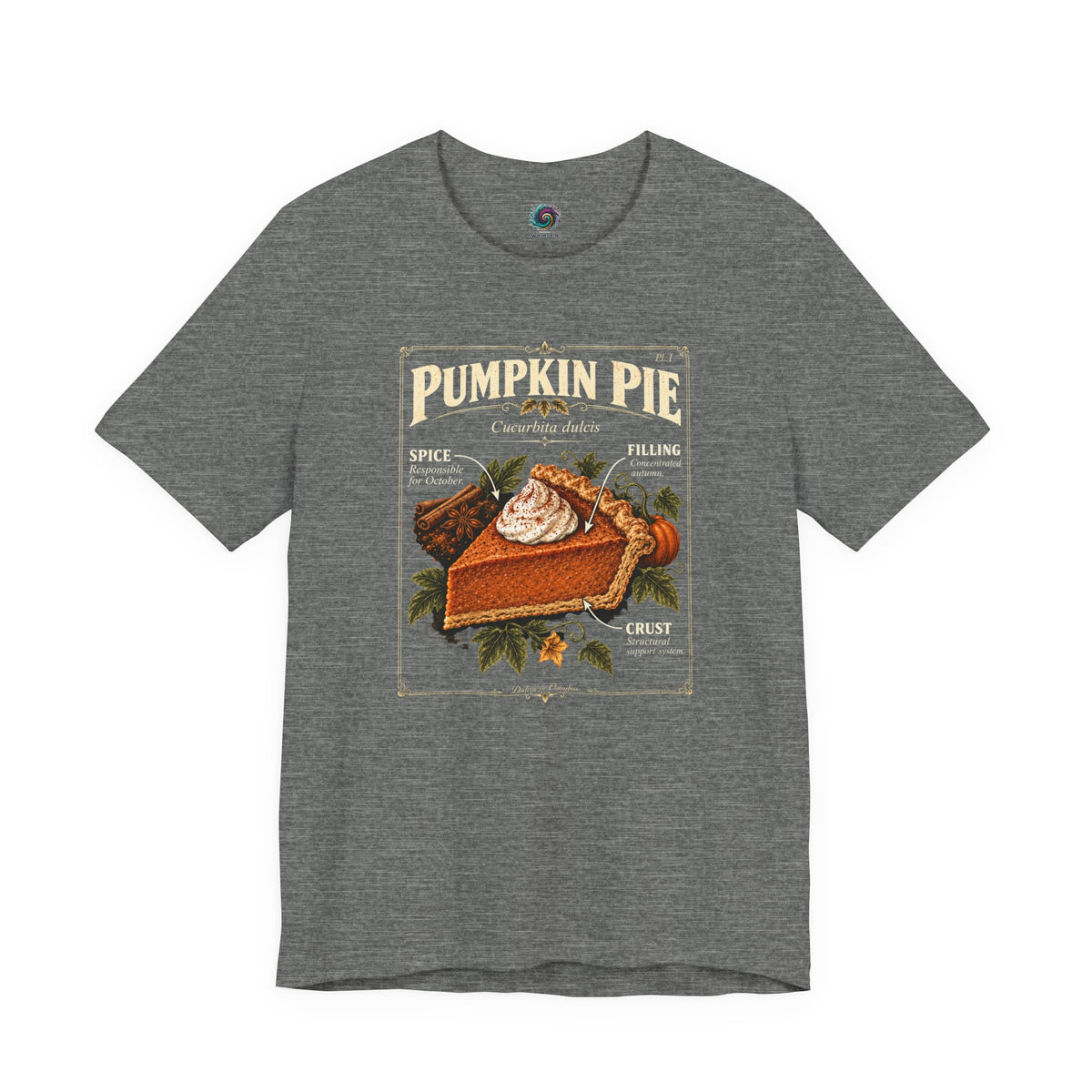 Pumpkin Pie Anatomy T-Shirt – Vintage Thanksgiving Fall Tee