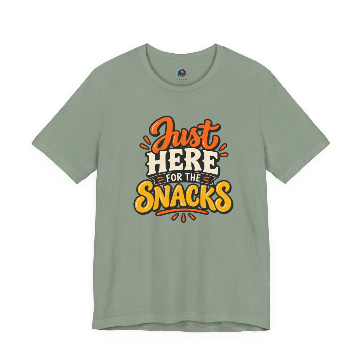 Just Here for the Snacks T-Shirt – Funny Halloween Foodie Tee