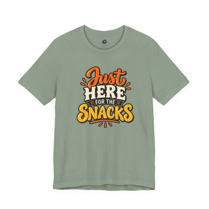 Just Here for the Snacks T-Shirt – Funny Halloween Foodie Tee