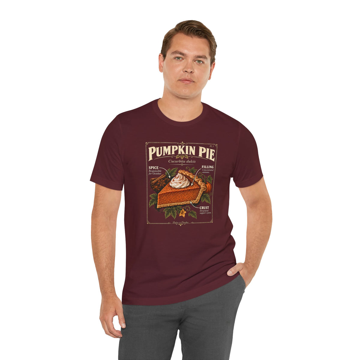 Pumpkin Pie Anatomy T-Shirt – Vintage Thanksgiving Fall Tee