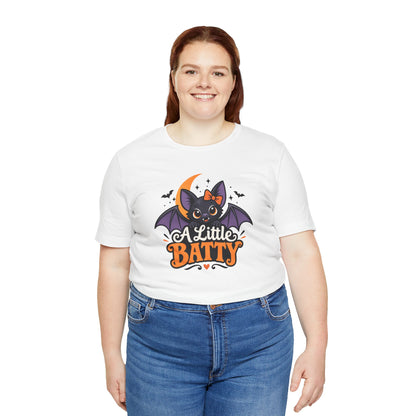 A Little Batty T-shirt - Cute Funny Halloween Bat Tee