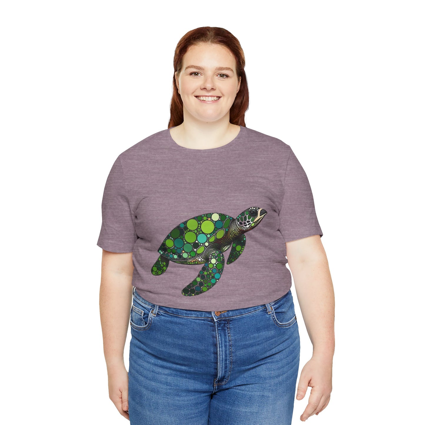 Geometric Sea Turtle T-Shirt – Eco Ocean Vibes Graphic Tee - WhimSpin - https://whimspin.com